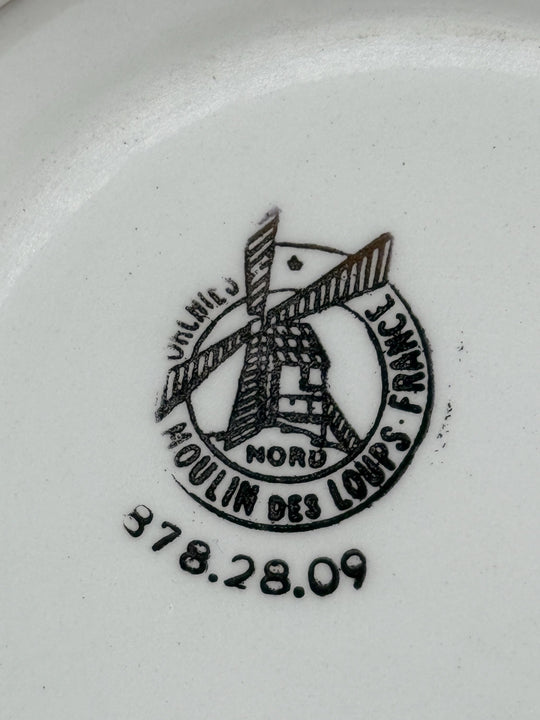 Set of 2 Vintage Grand Marnier Porcelain Ashtrays