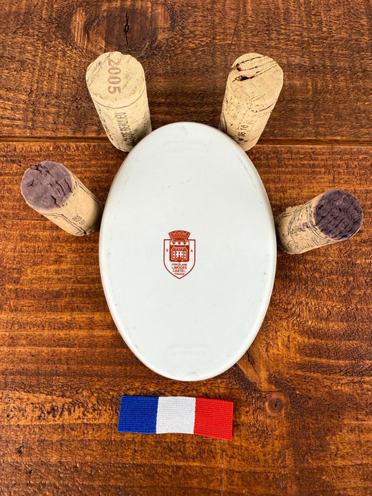 Vintage porcelain ''Piat Père et Fils'' Beaujolais Ashtray