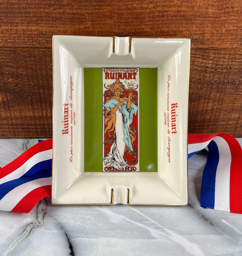 Vintage Porcelain Ruinart Champagne Ashtray – Maison des Vintages