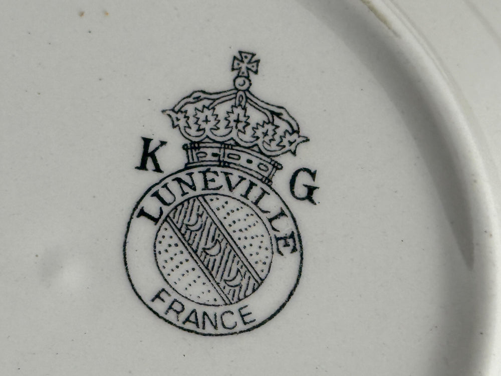 Set of 3 porcelain Vintage Billecart Salmon Champagne Ashtrays