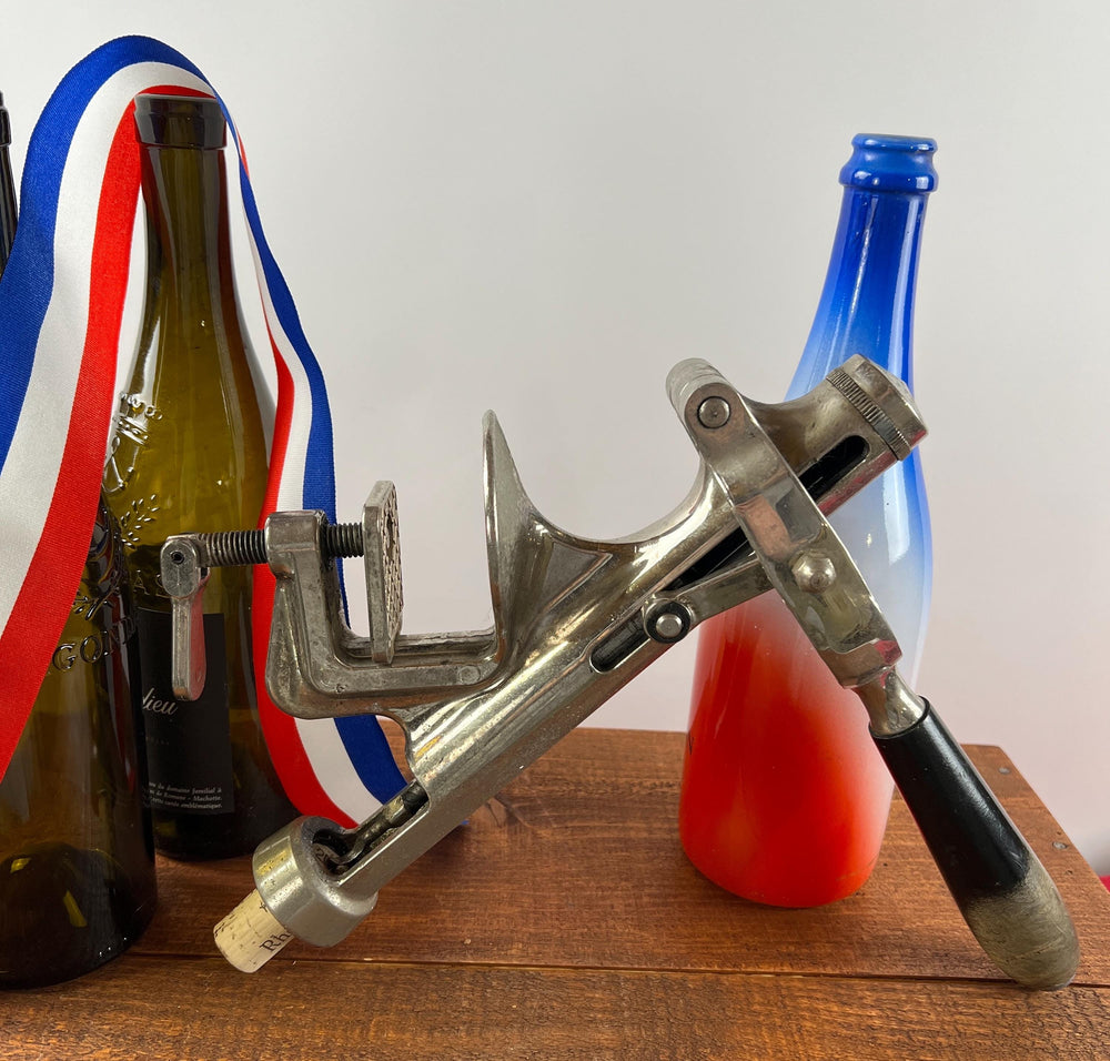 Vintage Table-Mounted Corkscrew