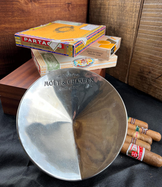 Vintage Metallic Moët & Chandon Champagne Ashtray