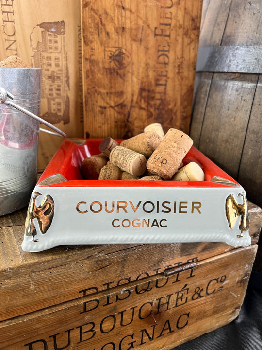 Vintage Courvoisier Cognac Ashtray -  Napoleon’s preferred Cognac