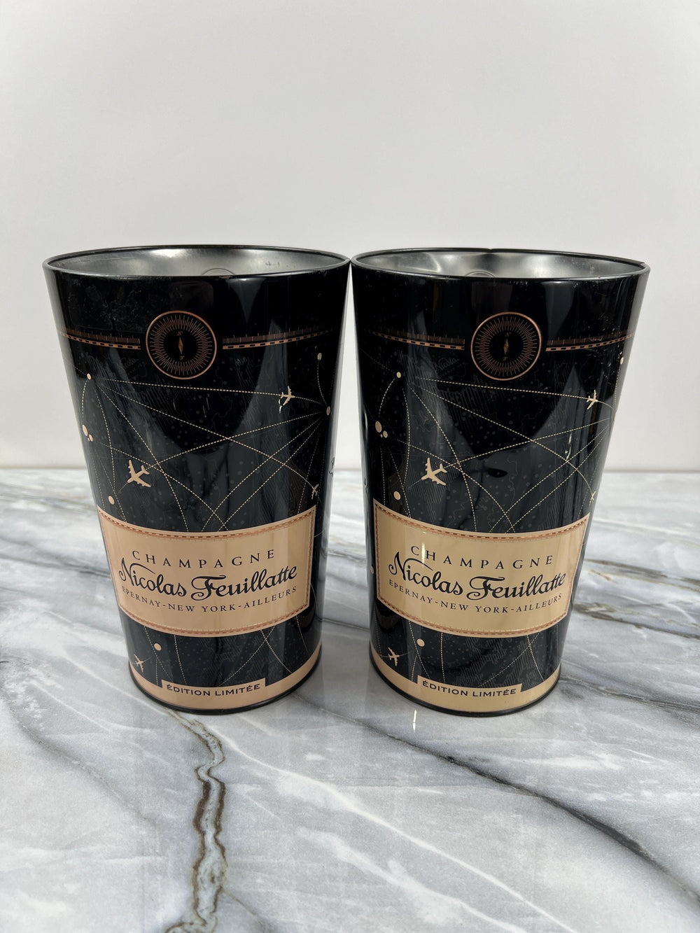 French Nicolas Feuillatte Vintage Champagne Bucket Set