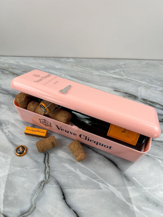 Vintage Veuve Clicquot pink Fridge  Isothermal Cooler Box