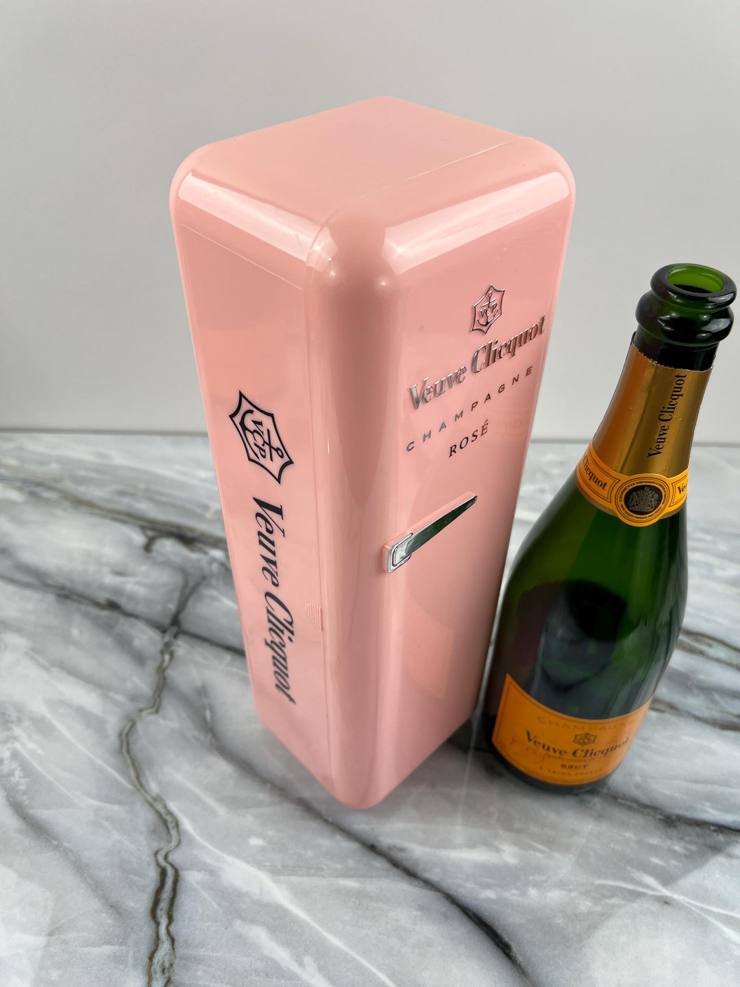 Vintage Veuve Clicquot pink Fridge  Isothermal Cooler Box
