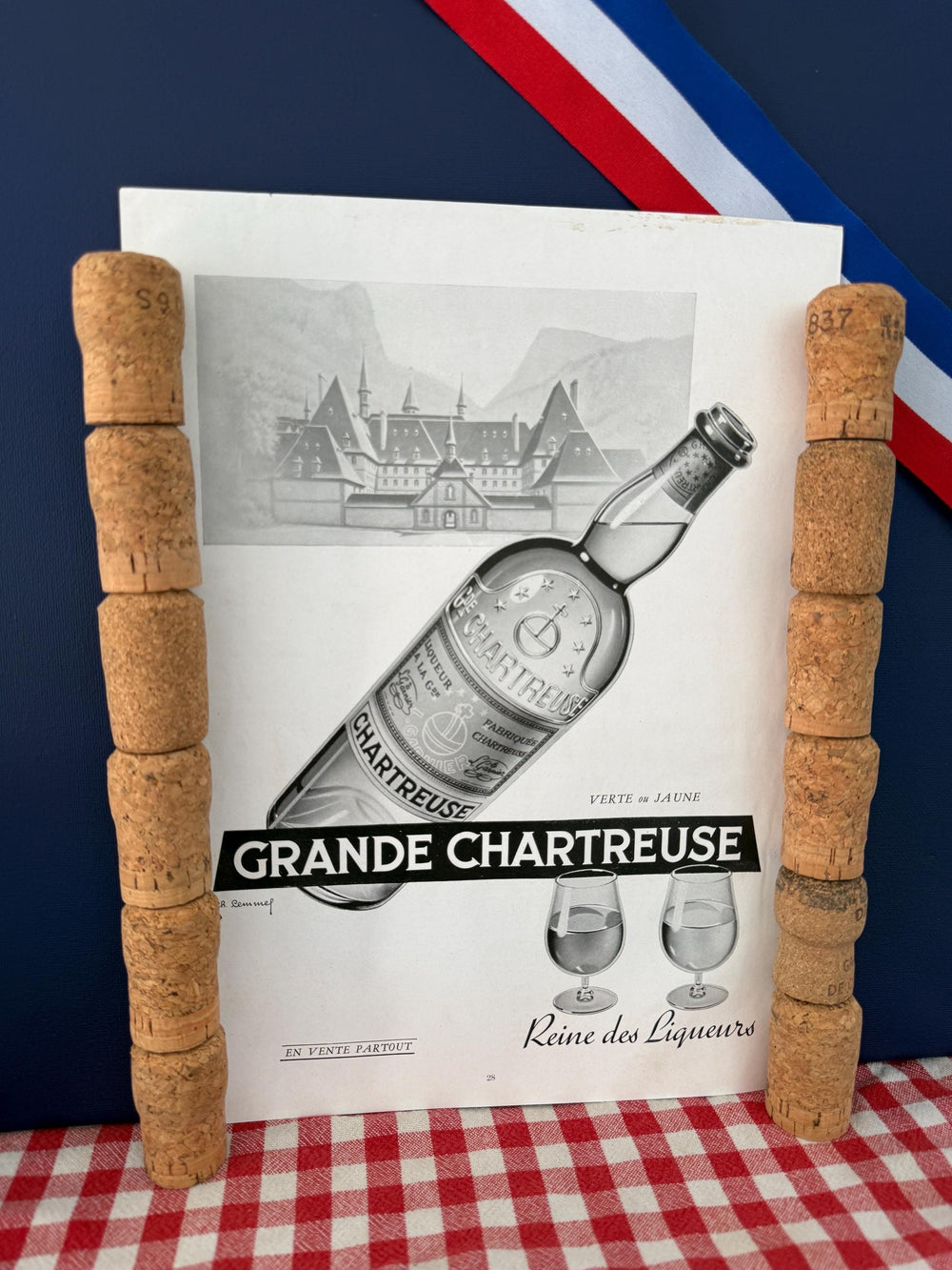 Original French Vintage Chartreuse Liqueur Poster